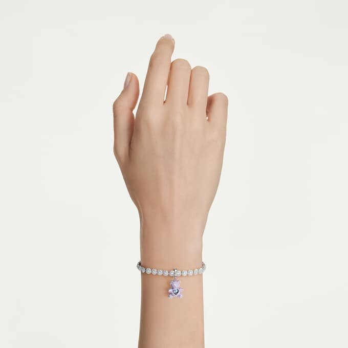 Idyllia Charm Tăieturi mixte, Teddy, Violet, placat cu rodiu Idyllia Charm Tăieturi mixte, Teddy, Violet, placat cu rodiu