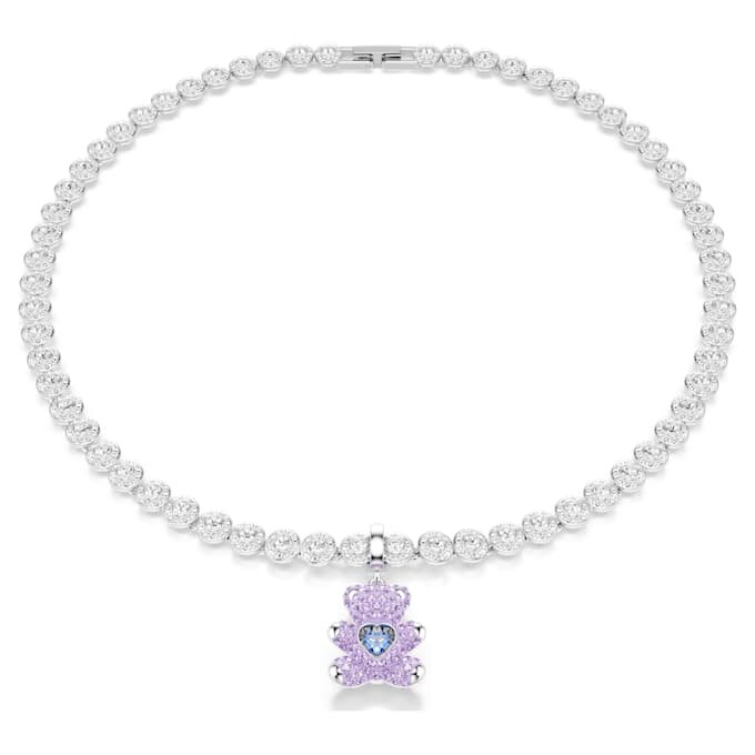 Idyllia Charm Tăieturi mixte, Teddy, Violet, placat cu rodiu Idyllia Charm Tăieturi mixte, Teddy, Violet, placat cu rodiu