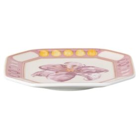 Idyllia Vide Poche din porțelan, motiv imprimat cu cristale, crin, multicolor