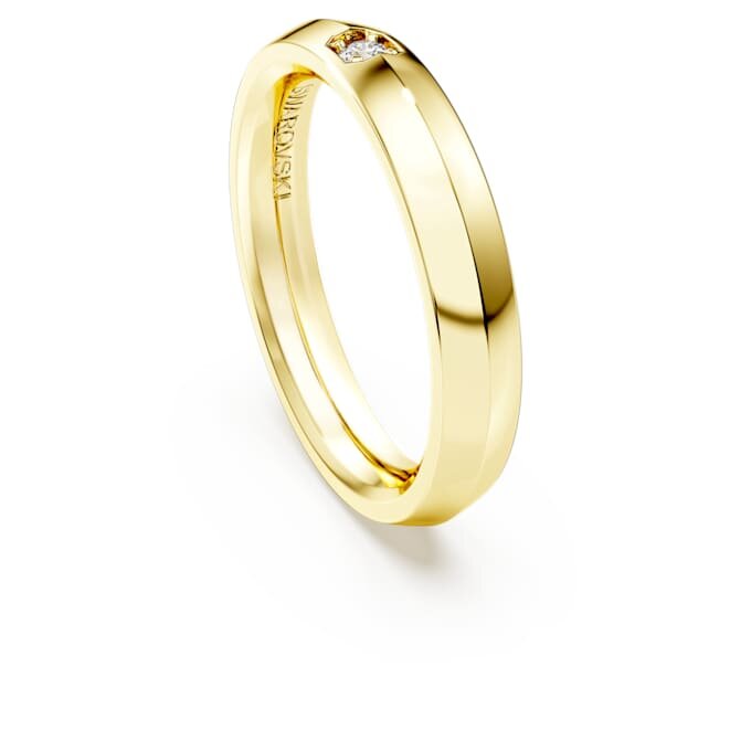Inel cu bandă Eternity cu diamante create în laborator, 0,05 carate în total, formă rotundă, aur galben de 14K Inel cu bandă Eternity cu diamante create în laborator, 0,05 carate în total, formă rotundă, aur galben de 14K