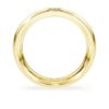 Inel cu bandă Eternity cu diamante create în laborator, 0,05 carate în total, formă rotundă, aur galben de 14K Inel cu bandă Eternity cu diamante create în laborator, 0,05 carate în total, formă rotundă, aur galben de 14K