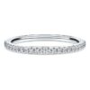 Inel cu bandă Eternity cu diamante create în laborator, 0,2 carate în total, formă rotundă, aur alb de 14K Inel cu bandă Eternity cu diamante create în laborator, 0,2 carate în total, formă rotundă, aur alb de 14K