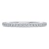 Inel cu bandă Eternity cu diamante create în laborator, 0,2 carate în total, formă rotundă, aur alb de 14K Inel cu bandă Eternity cu diamante create în laborator, 0,2 carate în total, formă rotundă, aur alb de 14K
