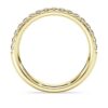 Inel cu bandă Eternity cu diamante create în laborator, 0,4 carate în total, formă rotundă, aur galben de 14K Inel cu bandă Eternity cu diamante create în laborator, 0,4 carate în total, formă rotundă, aur galben de 14K