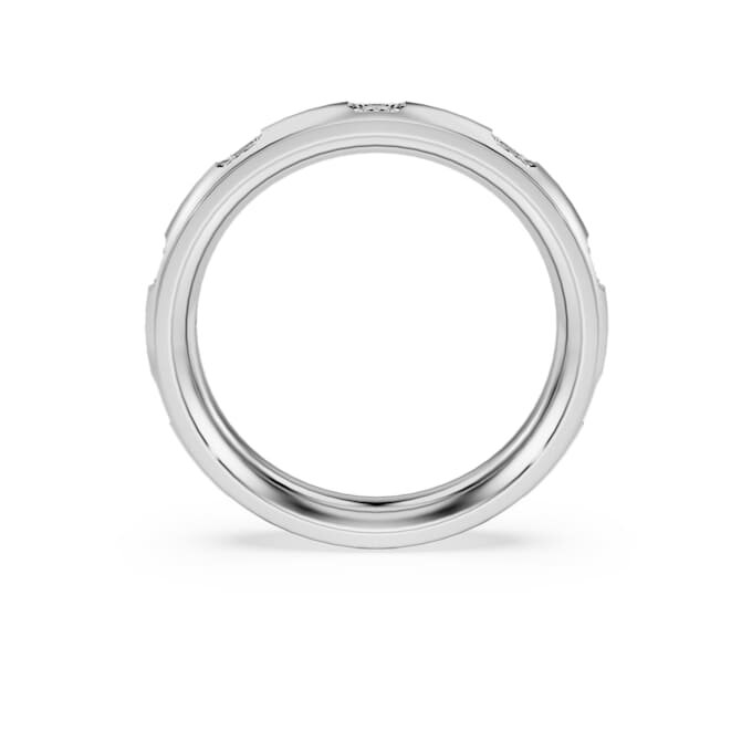 Inel cu bandă Eternity cu diamante create în laborator, 0,5 carate în total, formă rotundă, aur alb de 14K Inel cu bandă Eternity cu diamante create în laborator, 0,5 carate în total, formă rotundă, aur alb de 14K