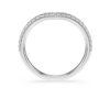 Inel cu bandă în formă de V „Eternity”, cu diamante create în laborator, 0,25 carate în total, formă rotundă, aur alb de 14K Inel cu bandă în formă de V „Eternity”, cu diamante create în laborator, 0,25 carate în total, formă rotundă, aur alb de 14K