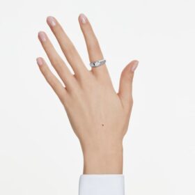 Inel cu bandă octogonală, diamante create în laborator, 1,0 carate în total, formă octogonală, aur alb de 14K Inel cu bandă octogonală, diamante create în laborator, 1,0 carate în total, formă octogonală, aur alb de 14K