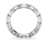 Inel cu bandă octogonală, diamante create în laborator, 2,4 carate în total, formă octogonală, aur alb de 14K Inel cu bandă octogonală, diamante create în laborator, 2,4 carate în total, formă octogonală, aur alb de 14K