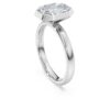Inel cu montură octogonală, diamante create în laborator, 2,0 carate în total, formă octogonală, aur alb de 14K Inel cu montură octogonală, diamante create în laborator, 2,0 carate în total, formă octogonală, aur alb de 14K