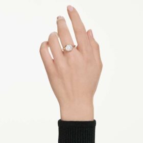 Inel cu montură octogonală, diamante create în laborator, 3,0 Ct în total, formă octogonală, aur galben de 14K Inel cu montură octogonală, diamante create în laborator, 3,0 Ct în total, formă octogonală, aur galben de 14K