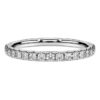 Inel Eternity Band cu diamante create în laborator, 0,4 ct în total, formă rotundă, argint sterling Inel Eternity Band cu diamante create în laborator, 0,4 ct în total, formă rotundă, argint sterling