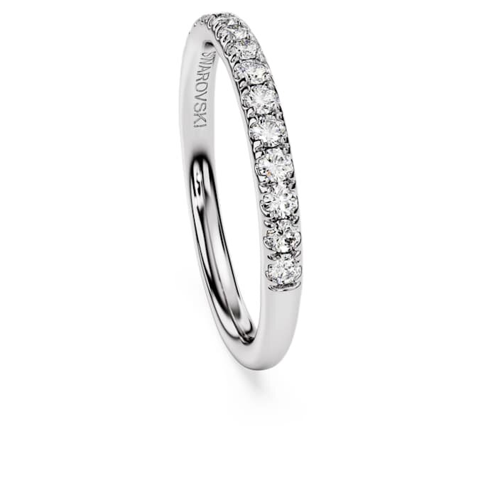 Inel Eternity Band cu diamante create în laborator, 0,4 ct în total, formă rotundă, argint sterling Inel Eternity Band cu diamante create în laborator, 0,4 ct în total, formă rotundă, argint sterling