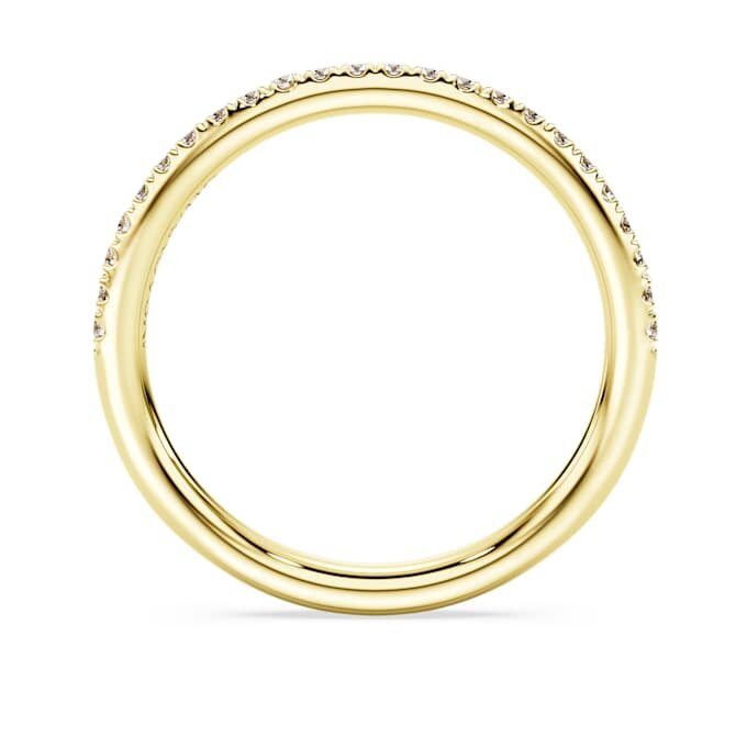Inel Eternity cu diamante create în laborator, 0,2 ct în total, formă rotundă, aur galben de 14K Inel Eternity cu diamante create în laborator, 0,2 ct în total, formă rotundă, aur galben de 14K