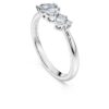 Inel Galaxy cu diamante create în laborator, 0,43 carate în total, forme mixte, argint sterling Inel Galaxy cu diamante create în laborator, 0,43 carate în total, forme mixte, argint sterling