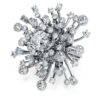 Inel Galaxy cu diamante create în laborator, 9,5 Ct Tw, forme mixte, aur alb de 18K Inel Galaxy cu diamante create în laborator, 9,5 Ct Tw, forme mixte, aur alb de 18K