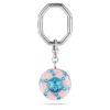 Inel pentru chei cu tăietură rotundă, multicolor, placat cu rodiu Inel pentru chei cu tăietură rotundă, multicolor, placat cu rodiu