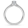 Inel solitar Eternity cu diamante create în laborator, 0,7 ct în total, formă rotundă, aur alb de 14K Inel solitar Eternity cu diamante create în laborator, 0,7 ct în total, formă rotundă, aur alb de 14K