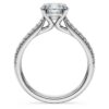 Inel solitar Eternity cu diamante create în laborator, 1,7 carate în total, formă rotundă, aur alb de 14K Inel solitar Eternity cu diamante create în laborator, 1,7 carate în total, formă rotundă, aur alb de 14K