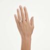 Inel solitar Eternity cu diamante create în laborator, 1 carat în total, formă de pară, aur alb de 14K Inel solitar Eternity cu diamante create în laborator, 1 carat în total, formă de pară, aur alb de 14K