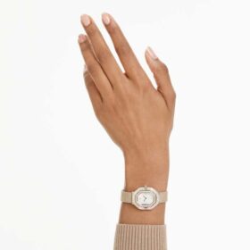 Matrix Octagon cu brățară metalică, nuanță aurie, finisaj auriu-șampanie