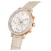 Matrix Tennis Chrono, fabricat în Elveția, curea din piele, bej, finisaj în nuanțe de aur roz Matrix Tennis Chrono, fabricat în Elveția, curea din piele, bej, finisaj în nuanțe de aur roz