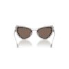 Ochelari de soare cu clemă 2 în 1, model statement, formă „ochi de pisică”, Sk7011, albi Ochelari de soare cu clemă 2 în 1, model statement, formă „ochi de pisică”, Sk7011, albi