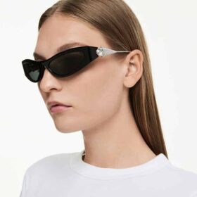 Ochelari de soare cu formă „Cat-Eye”, Sk6046, negru