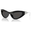 Ochelari de soare cu formă „Cat-Eye”, Sk6046, negru Ochelari de soare cu formă „Cat-Eye”, Sk6046, negru