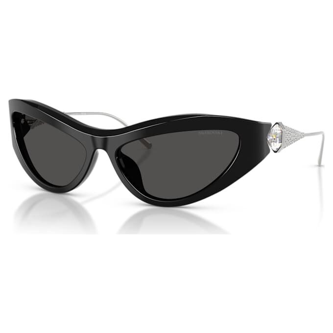Ochelari de soare cu formă „Cat-Eye”, Sk6046, negru Ochelari de soare cu formă „Cat-Eye”, Sk6046, negru