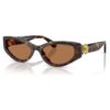 Ochelari de soare cu formă de ochi de pisică, Sk6045, maro Ochelari de soare cu formă de ochi de pisică, Sk6045, maro