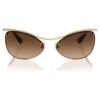Ochelari de soare cu formă ovală, Sk7018, maro Ochelari de soare cu formă ovală, Sk7018, maro