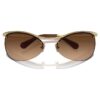 Ochelari de soare cu formă ovală, Sk7018, maro Ochelari de soare cu formă ovală, Sk7018, maro