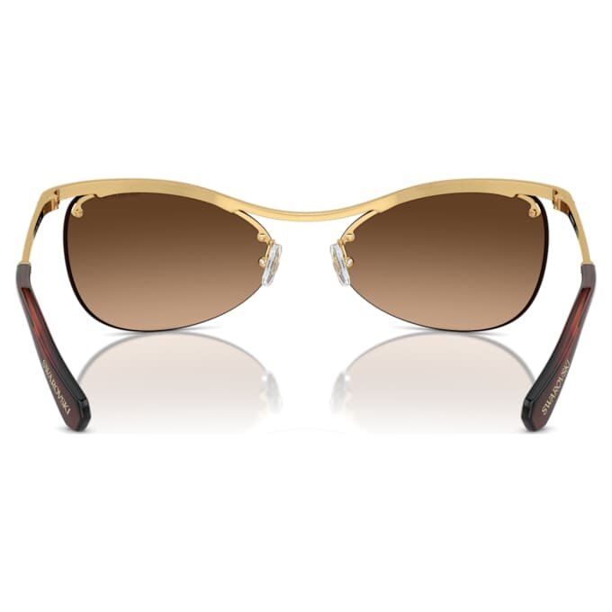 Ochelari de soare cu formă ovală, Sk7018, maro Ochelari de soare cu formă ovală, Sk7018, maro