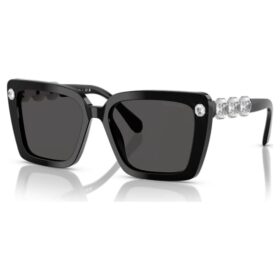 Ochelari de soare cu formă pătrată, Sk6032, negru