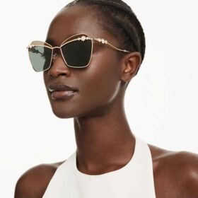 Ochelari de soare cu formă pătrată, Sk7040, auriu Ochelari de soare cu formă pătrată, Sk7040, auriu