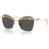 Ochelari de soare cu formă pătrată, Sk7040, auriu Ochelari de soare cu formă pătrată, Sk7040, auriu