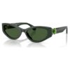 Ochelari de soare cu ramă în formă de ochi de pisică, Sk6045, verde Ochelari de soare cu ramă în formă de ochi de pisică, Sk6045, verde