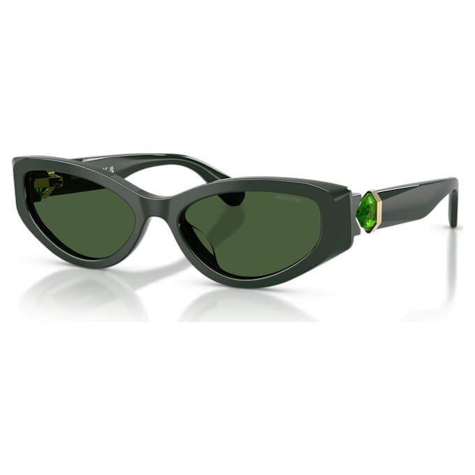 Ochelari de soare cu ramă în formă de ochi de pisică, Sk6045, verde Ochelari de soare cu ramă în formă de ochi de pisică, Sk6045, verde
