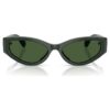 Ochelari de soare cu ramă în formă de ochi de pisică, Sk6045, verde Ochelari de soare cu ramă în formă de ochi de pisică, Sk6045, verde