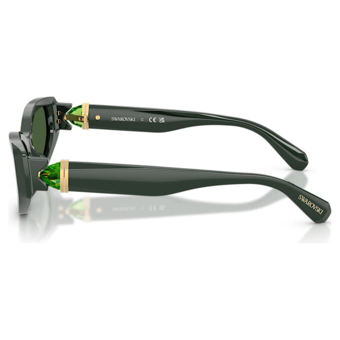 Ochelari de soare cu ramă în formă de ochi de pisică, Sk6045, verde Ochelari de soare cu ramă în formă de ochi de pisică, Sk6045, verde