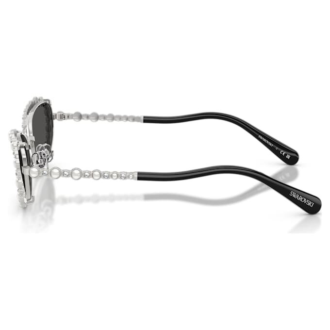 Ochelari de soare de formă ovală, 2 în 1 cu clemă, Sk7044, nuanță argintie Ochelari de soare de formă ovală, 2 în 1 cu clemă, Sk7044, nuanță argintie