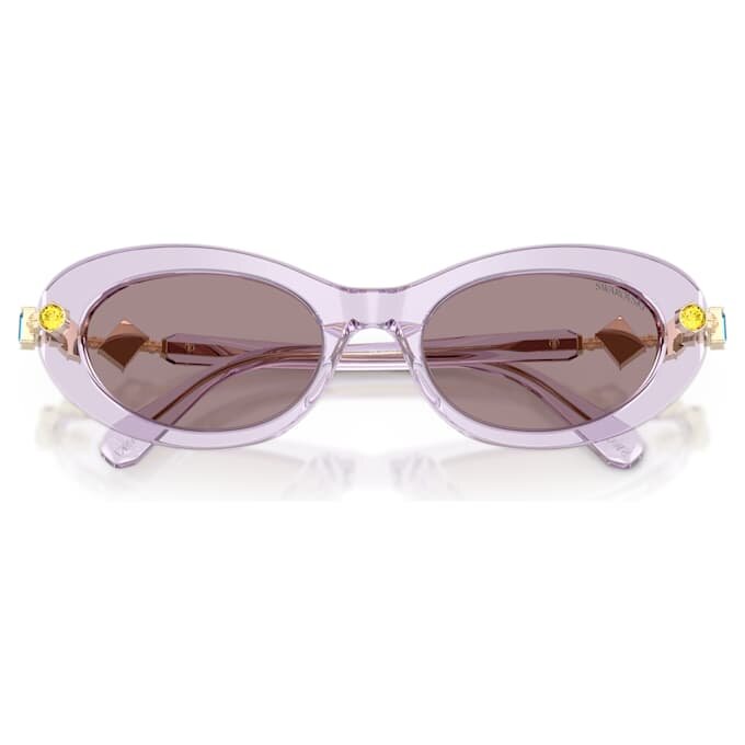 Ochelari de soare de formă ovală, roz Ochelari de soare de formă ovală, roz