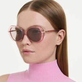 Ochelari de soare în formă de fluture, Sk6059, roz