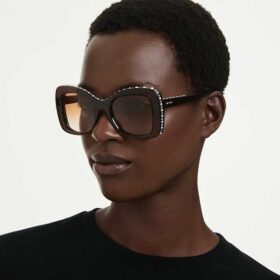 Ochelari de soare în formă de fluture, Sk6062U, maro Ochelari de soare în formă de fluture, Sk6062U, maro