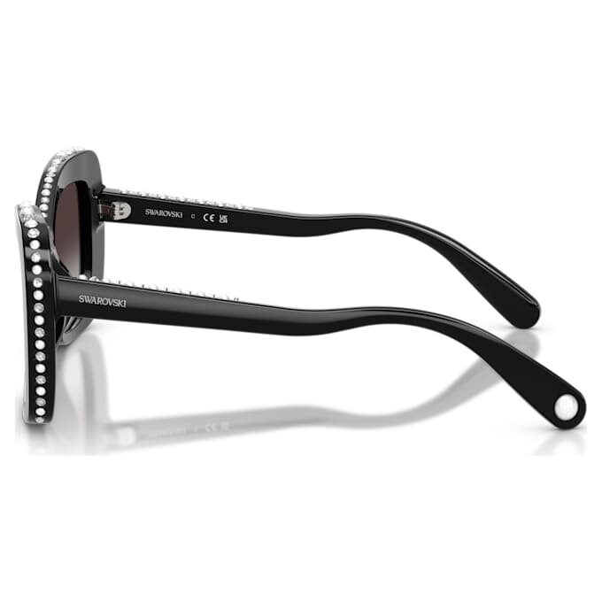 Ochelari de soare în formă de fluture, Sk6062U, negri Ochelari de soare în formă de fluture, Sk6062U, negri