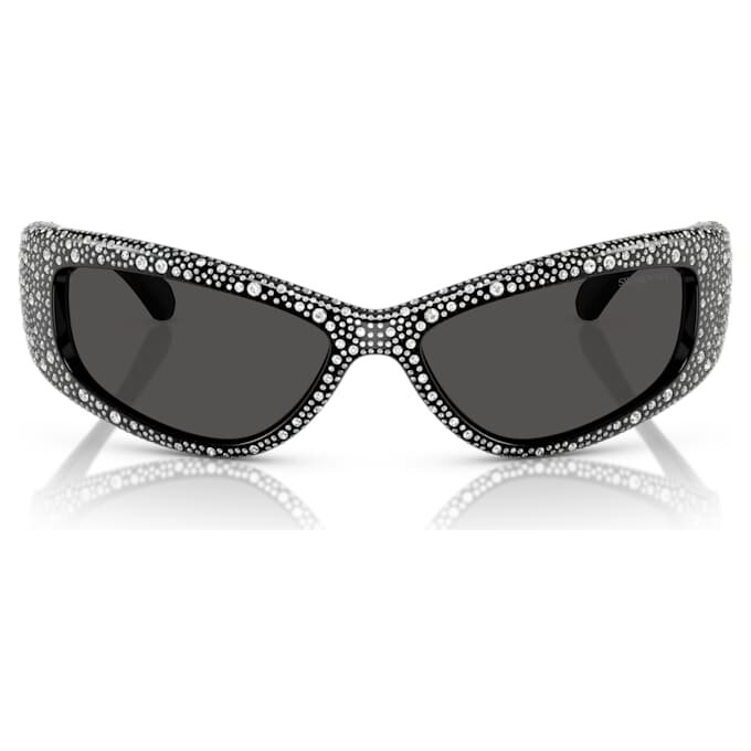 Ochelari de soare în formă de mască, Sk6027, negru Ochelari de soare în formă de mască, Sk6027, negru