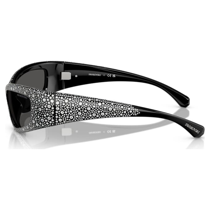 Ochelari de soare în formă de mască, Sk6027, negru Ochelari de soare în formă de mască, Sk6027, negru
