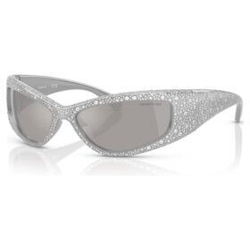 Ochelari de soare în formă de mască, Sk6027, nuanță argintie