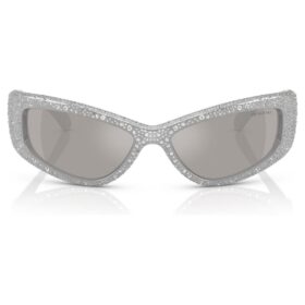 Ochelari de soare în formă de mască, Sk6027, nuanță argintie