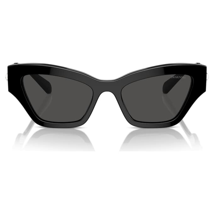 Ochelari de soare în formă de ochi de pisică, negri Ochelari de soare în formă de ochi de pisică, negri